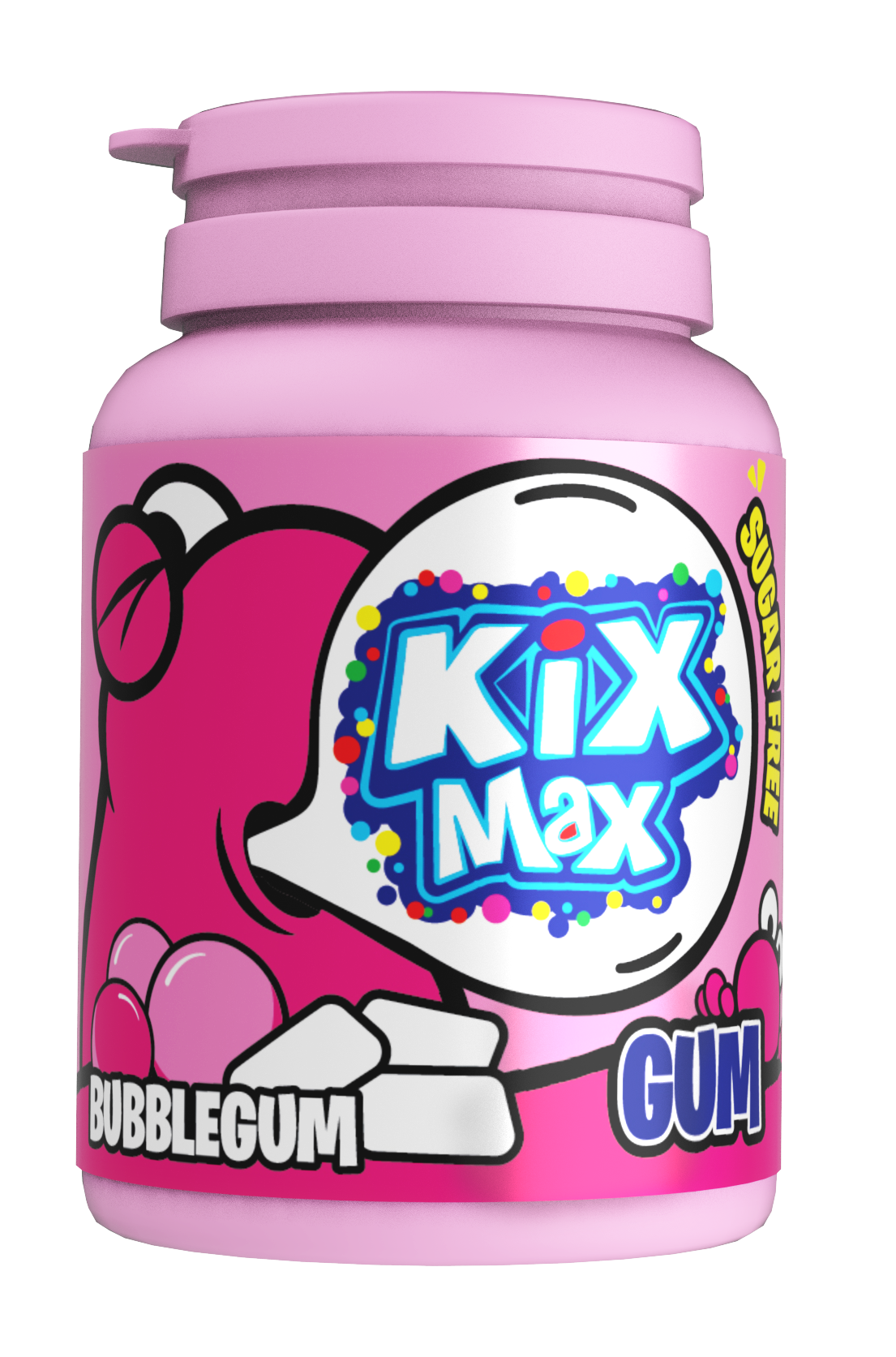 Kix Max - Chewing Gum - Bubble Gum - Front